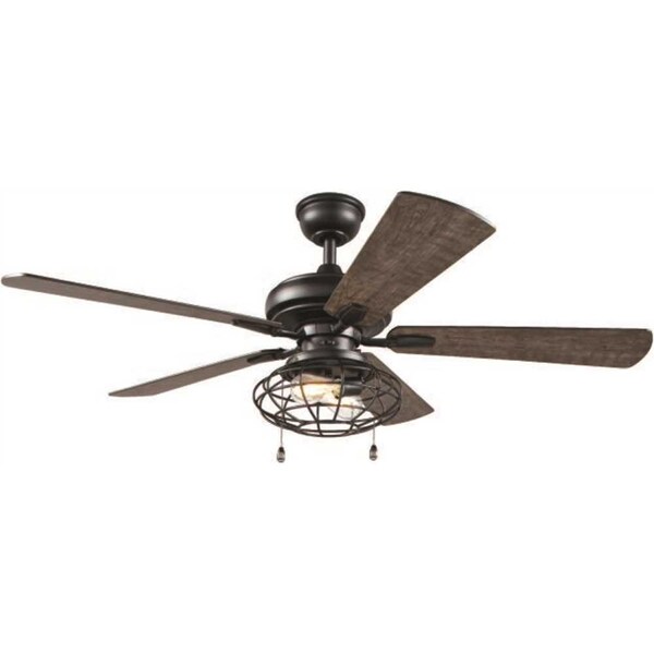 Home Decorators Collection Kensgrove 54 in. Integrated LED Brushed